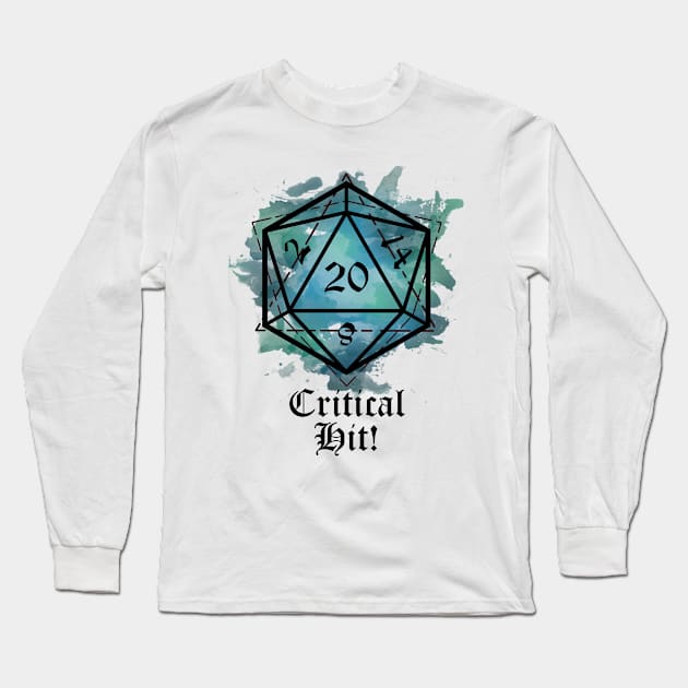 CritHit Long Sleeve T-Shirt by Cyber_Sensei